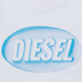 T-SHIRT A MANICHE LUNGHE IN COTONE CON LOGO K00857 00YI9K100 DIESEL KIDS 