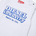 T-SHIRT A MANICHE LUNGHE CON STAMPA DIESEL INDUSTRY K00860 00YI9K100 DIESEL KIDS 