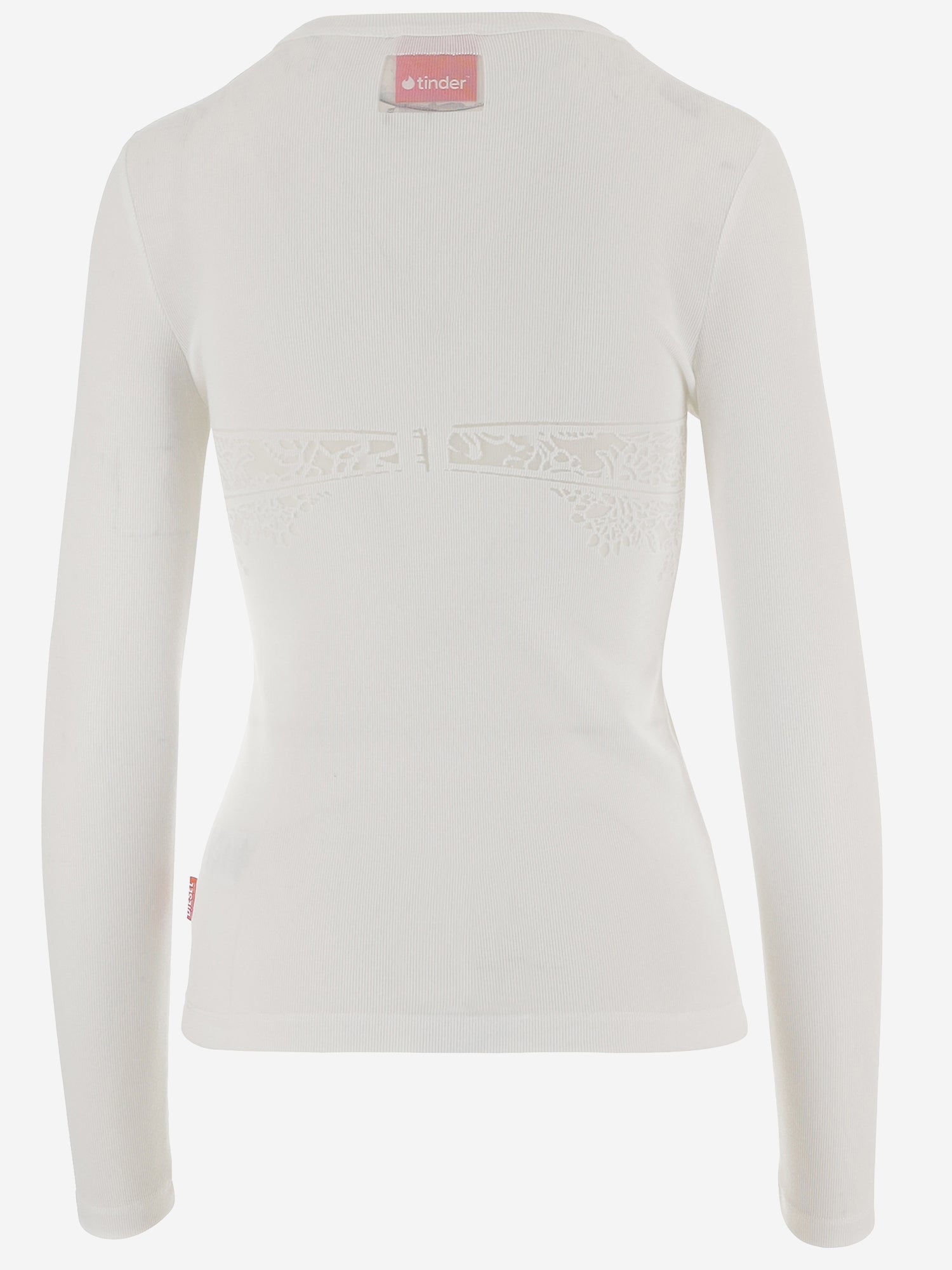 Maglia con motivo trasparente P01799 0SPFB100 DIESEL x TINDER 