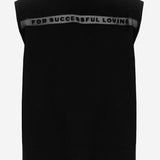 TOP IN MISTO COTONE STRETCH CON FASCIA TRASPARENTE P01804 0SPDX900 DIESEL x TINDER 