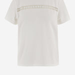 T-shirt con motivo trasparente P01805 0SPDX100 DIESEL x TINDER 