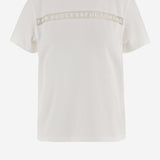 T-shirt con motivo trasparente P01805 0SPDX100 DIESEL x TINDER 