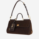 Borsa a mano My Sicily media in suede BB7782 BO9038M157 DOLCE & GABBANA 