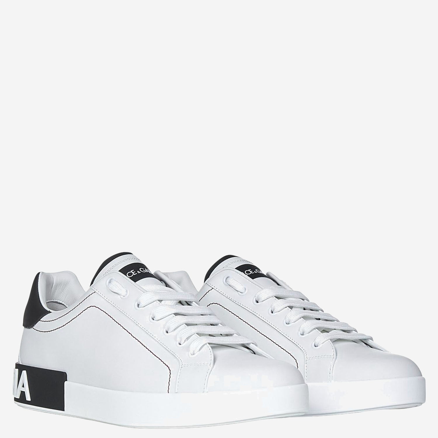 SNEAKERS PORTOFINO IN PELLE DI VITELLO CS2216 AH52689697 DOLCE & GABBANA 