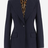 GIACCA MONOPETTO TURLINGTON IN LANA F29QGT FRBDRS8051 DOLCE & GABBANA 