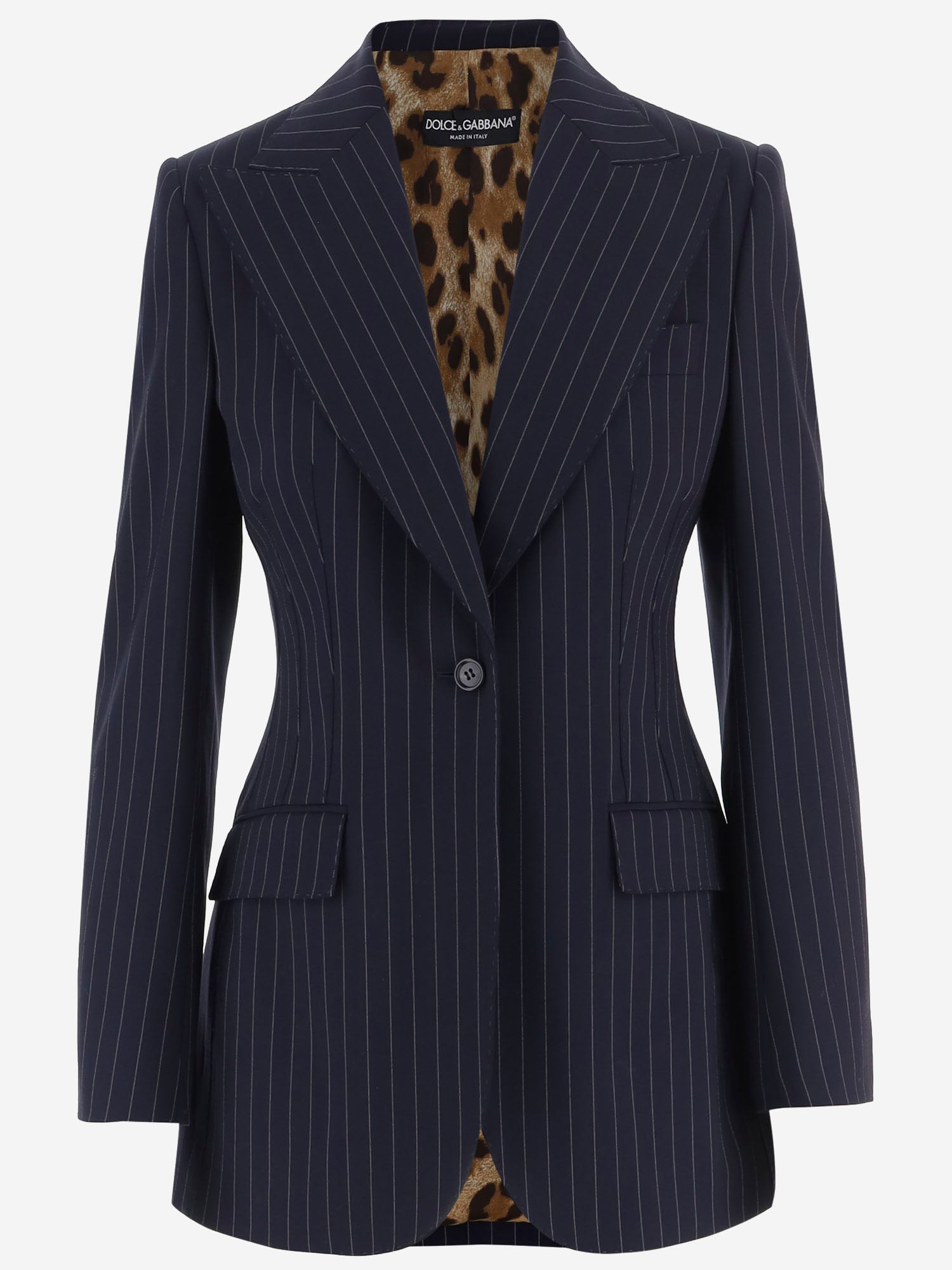 GIACCA MONOPETTO TURLINGTON IN LANA F29QGT FRBDRS8051 DOLCE & GABBANA 