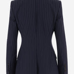 GIACCA MONOPETTO TURLINGTON IN LANA F29QGT FRBDRS8051 DOLCE & GABBANA 