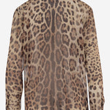 CAMICIA IN GEORGETTE CON MOTIVO ANIMALIER F5T27T IS1DYHY13M DOLCE & GABBANA 