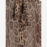 CAMICIA IN GEORGETTE CON MOTIVO ANIMALIER F5T27T IS1DYHY13M DOLCE & GABBANA 