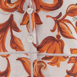 CAMICIA IN POPELINE DI COTONE CON STAMPA MAIOLICA F5T66T GDDRDS9000 DOLCE & GABBANA 