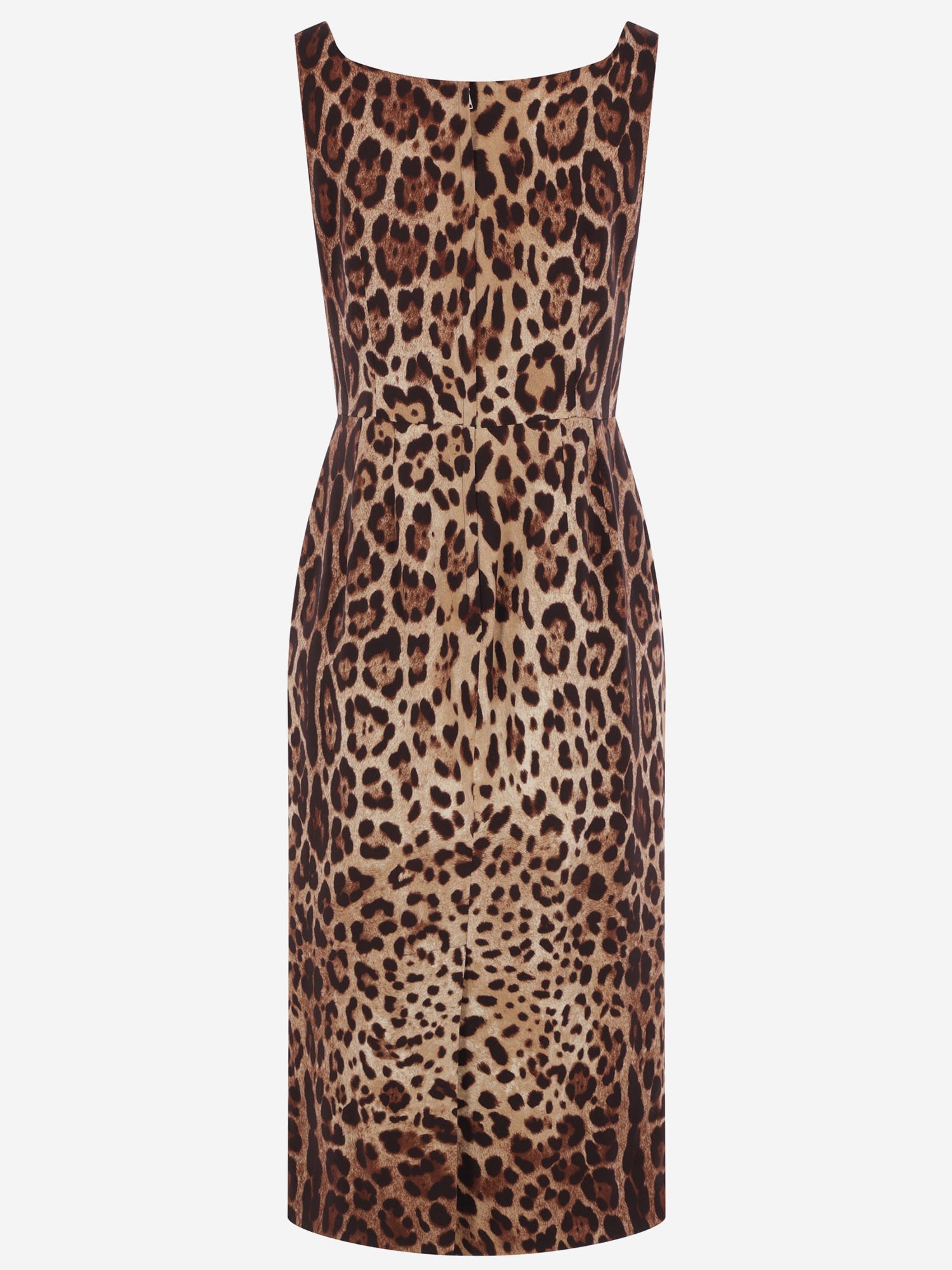 ABITO IN SETA STRETCH CON MOTIVO ANIMALIER F6F4ZT GDCLXHY13M DOLCE & GABBANA 