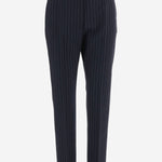 PANTALONI A RIGHE IN LANA STRETCH FTAM2T FRBDRS8051 DOLCE & GABBANA 
