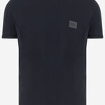T-SHIRT IN COTONE CON PLACCA G8PV1T G7Q1QB0665 DOLCE & GABBANA 