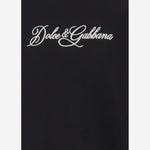 FELPA IN COTONE CON STAMPA LOGO G9AHSZ G7P9MN0000 DOLCE & GABBANA 