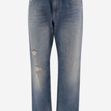 JEANS IN DENIM DI COTONE GP02XD G8PO5S9001 DOLCE & GABBANA 