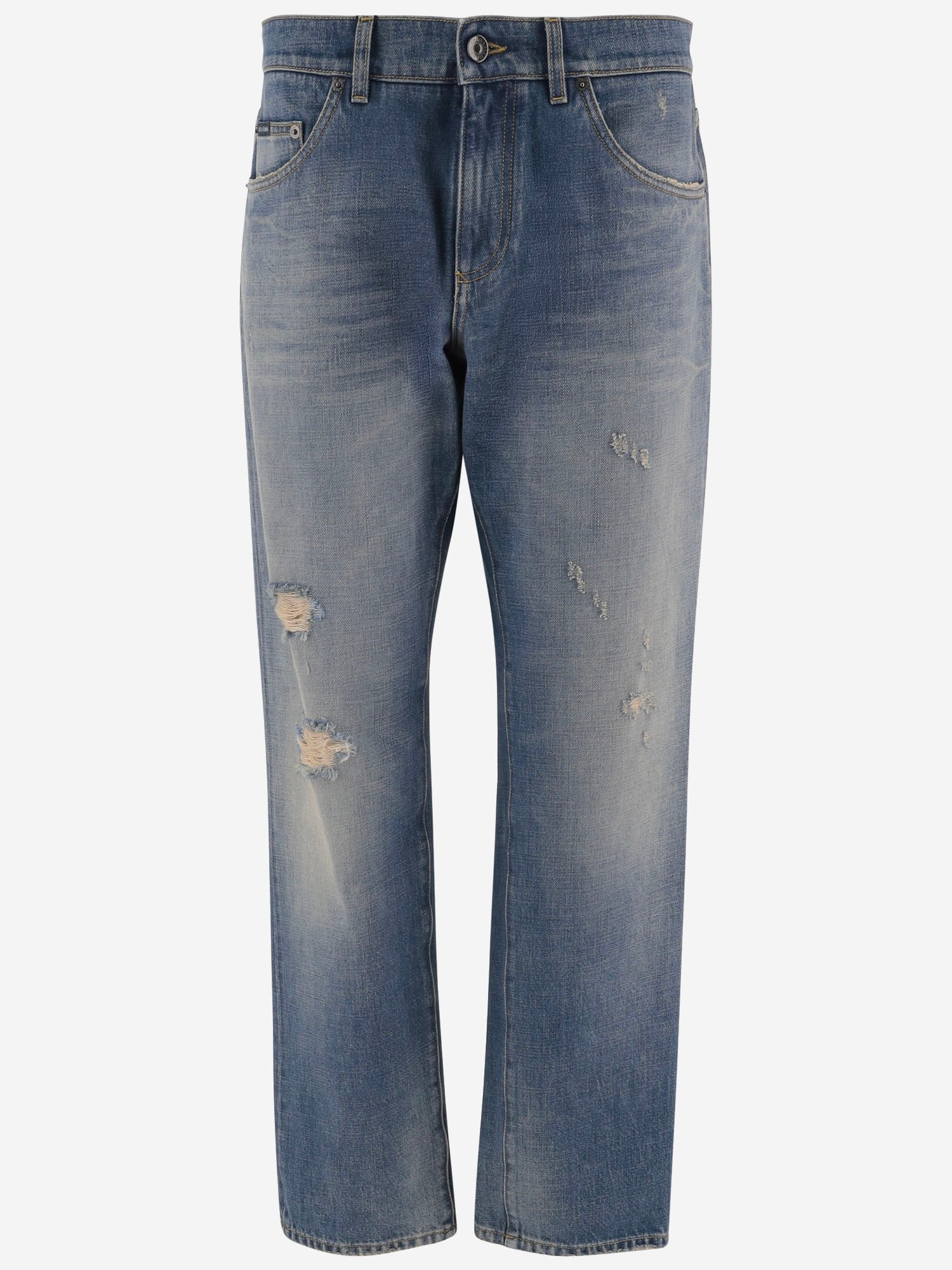 JEANS IN DENIM DI COTONE GP02XD G8PO5S9001 DOLCE & GABBANA 