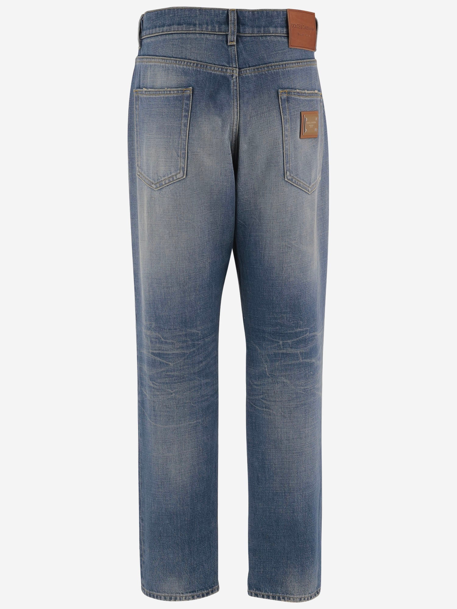 JEANS IN DENIM DI COTONE GP02XD G8PO5S9001 DOLCE & GABBANA 