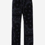 PANTALONI IN COTONE CON MOTIVO BANDANA DAM26FB2 BLACK DONT @ ME 