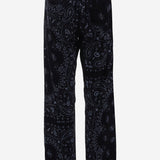 PANTALONI IN COTONE CON MOTIVO BANDANA DAM26FB2 BLACK DONT @ ME 