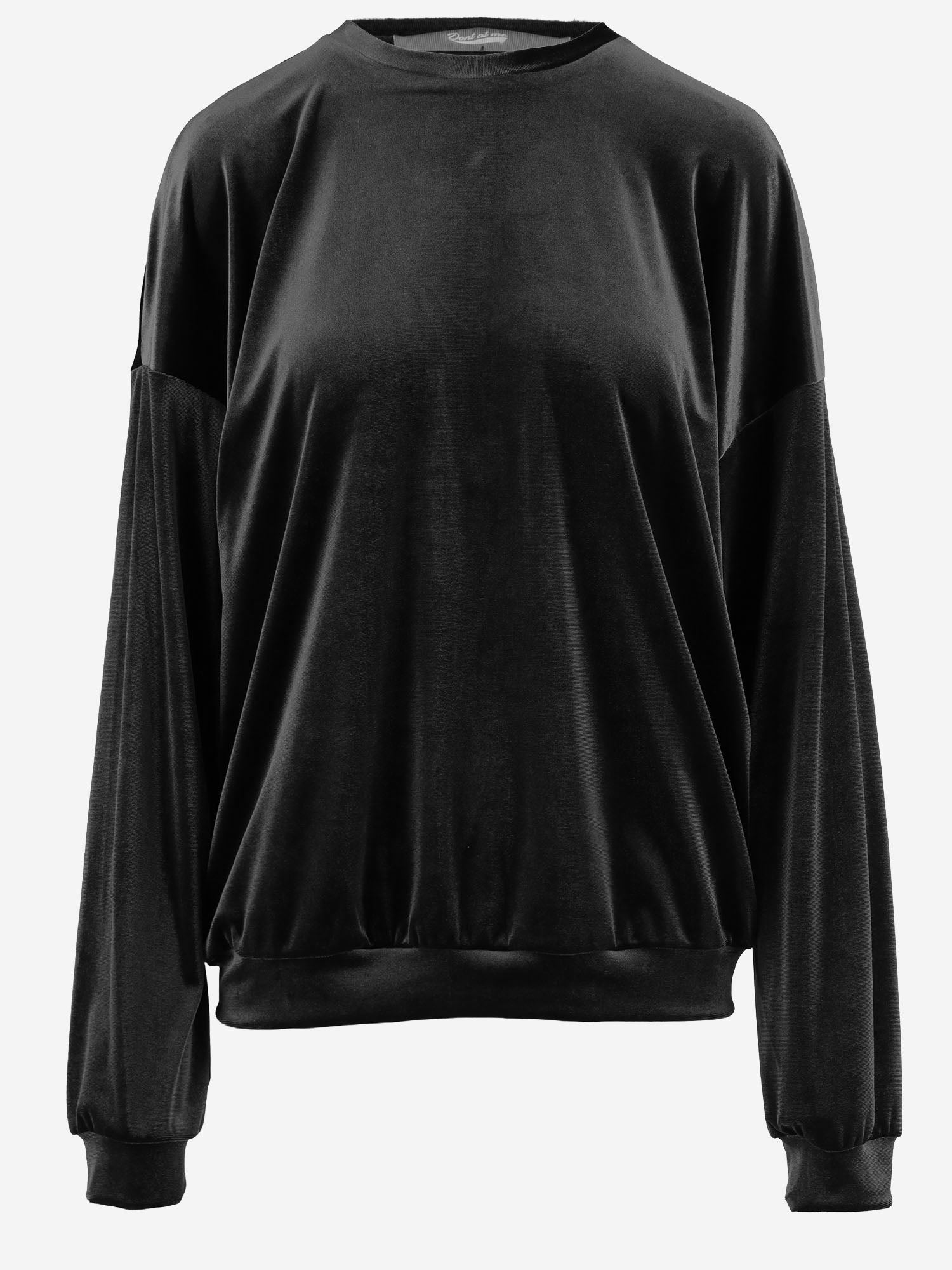 FELPA IN JERSEY STRETCH DAM26V06 BLACK DONT @ ME 