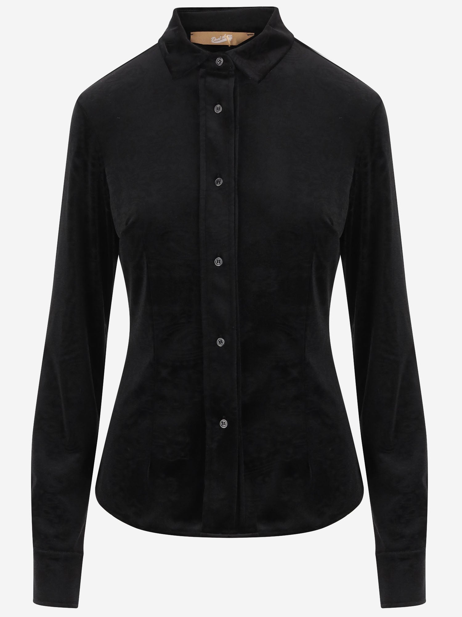 CAMICIA IN JERSEY TECNICO STRETCH DAM26VB3 BLACK DONT @ ME 