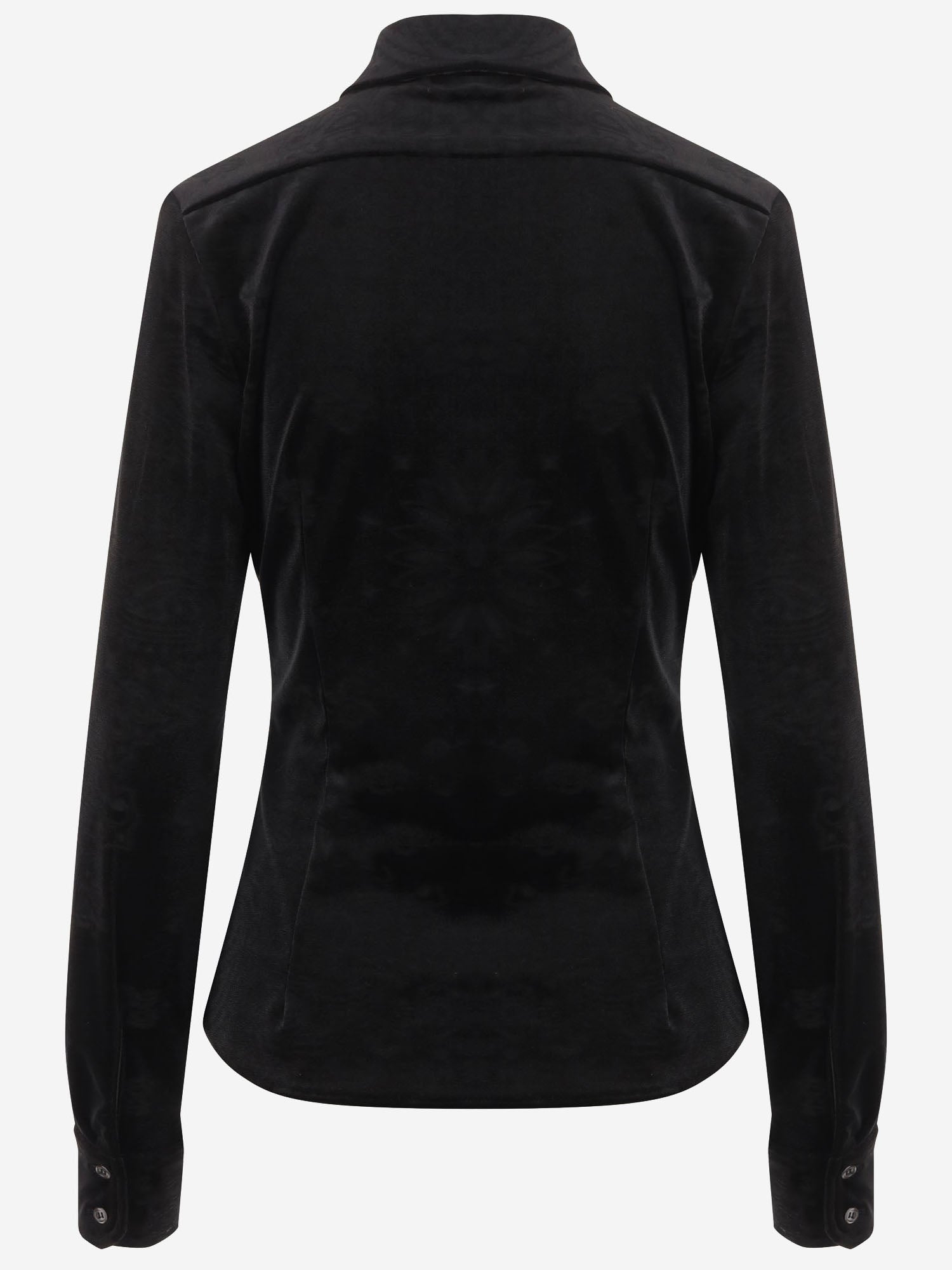 CAMICIA IN JERSEY TECNICO STRETCH DAM26VB3 BLACK DONT @ ME 