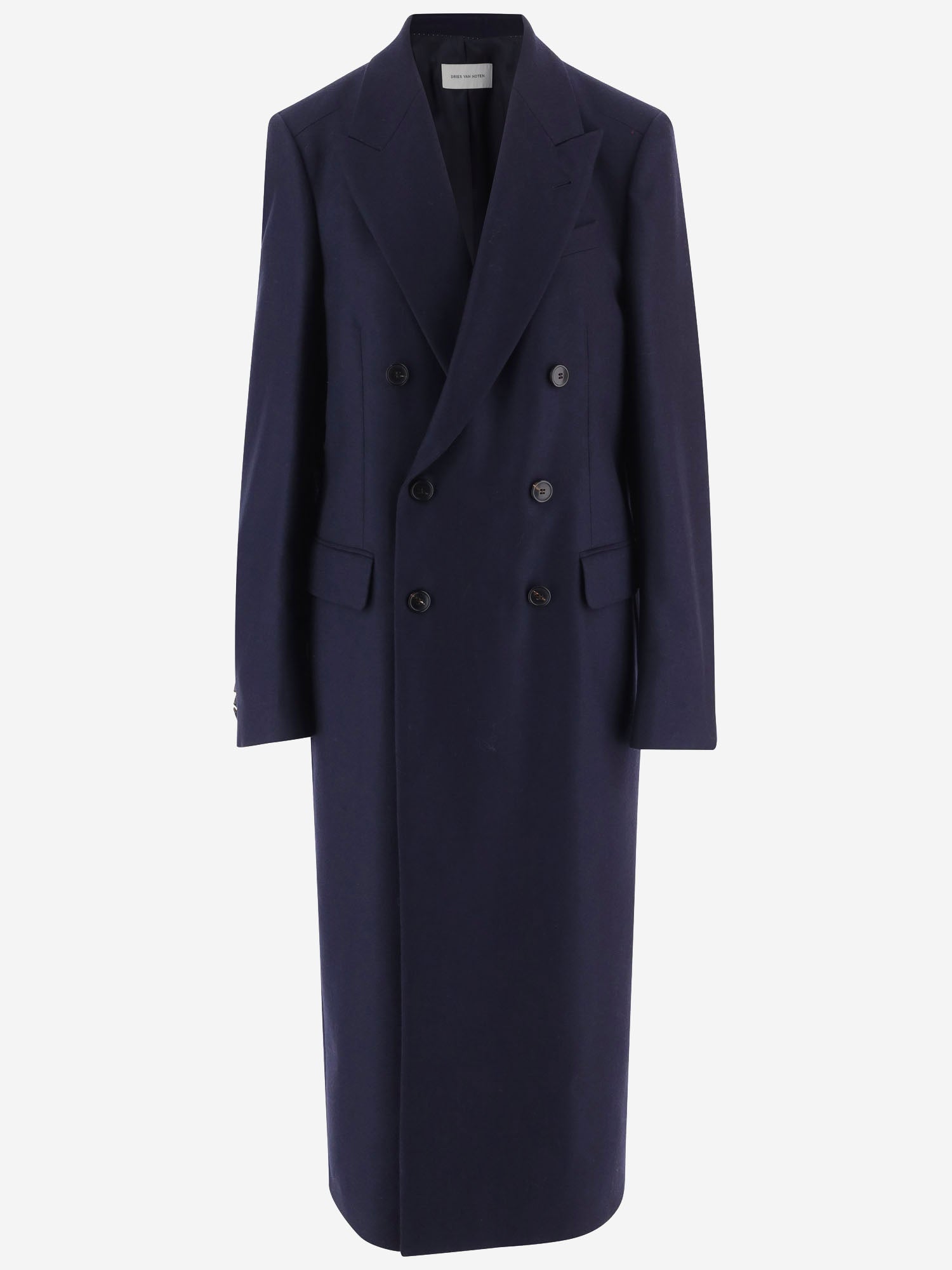 CAPPOTTO DOPPIOPETTO IN LANA 010200 4220509 DRIES VAN NOTEN 
