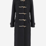 CAPPOTTO IN LANA CON CHIUSURA A LACCETTI 010224 4216900 DRIES VAN NOTEN 