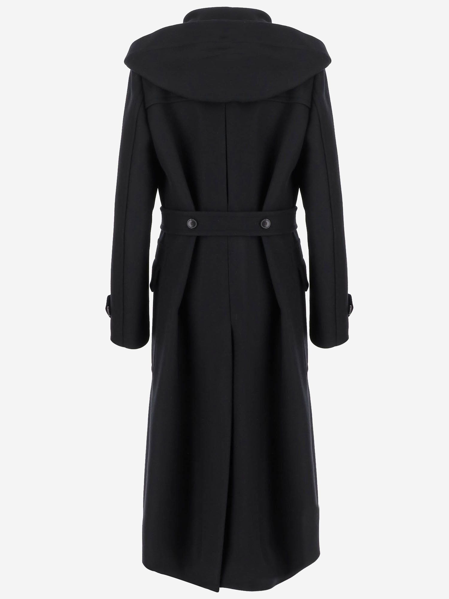 CAPPOTTO IN LANA CON CHIUSURA A LACCETTI 010224 4216900 DRIES VAN NOTEN 
