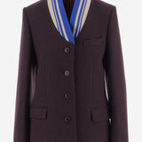 GIACCA IN MISTO LANA CON COLLO A CONTRASTO 010411 4216357 DRIES VAN NOTEN 