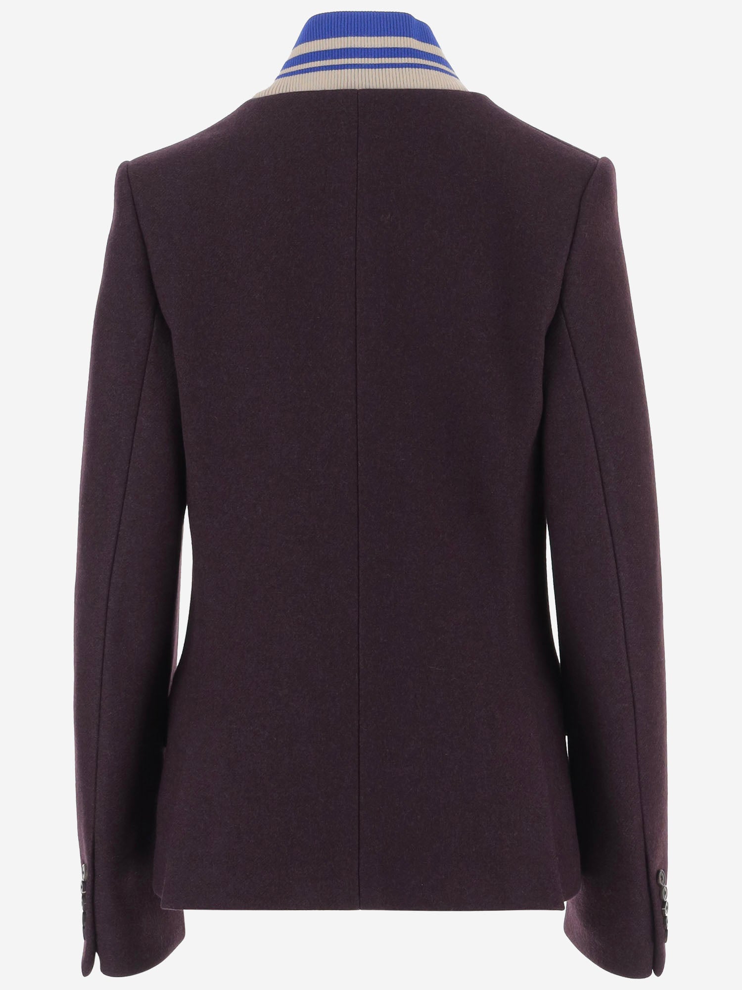 GIACCA IN MISTO LANA CON COLLO A CONTRASTO 010411 4216357 DRIES VAN NOTEN 