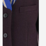 GIACCA IN MISTO LANA CON COLLO A CONTRASTO 010411 4216357 DRIES VAN NOTEN 
