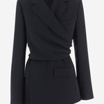 CAPPOTTO IN LANA CON CHIUSURA A PORTAFOGLIO 010416 4210900 DRIES VAN NOTEN 