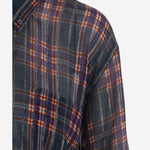 CAMICIA IN MISTO VISCOSA E SETA CON MOTIVO A QUADRI 010705 4272504 DRIES VAN NOTEN 