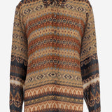 CAMICIA IN VISCOSA CON MOTIVO GEOMETRICO 010706 4017701 DRIES VAN NOTEN 