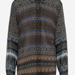 CAMICIA IN VISCOSA CON MOTIVO GEOMETRICO 010706 4017704 DRIES VAN NOTEN 