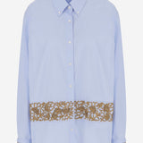 CAMICIA IN COTONE CON RICAMI FLOREALI 010740 4314514 DRIES VAN NOTEN 