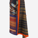 GONNA PAREO IN SETA CON STAMPA FANTASIA 010804 4058975 DRIES VAN NOTEN 
