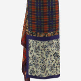 GONNA PAREO IN SETA CON STAMPA FANTASIA 010804 4058976 DRIES VAN NOTEN 