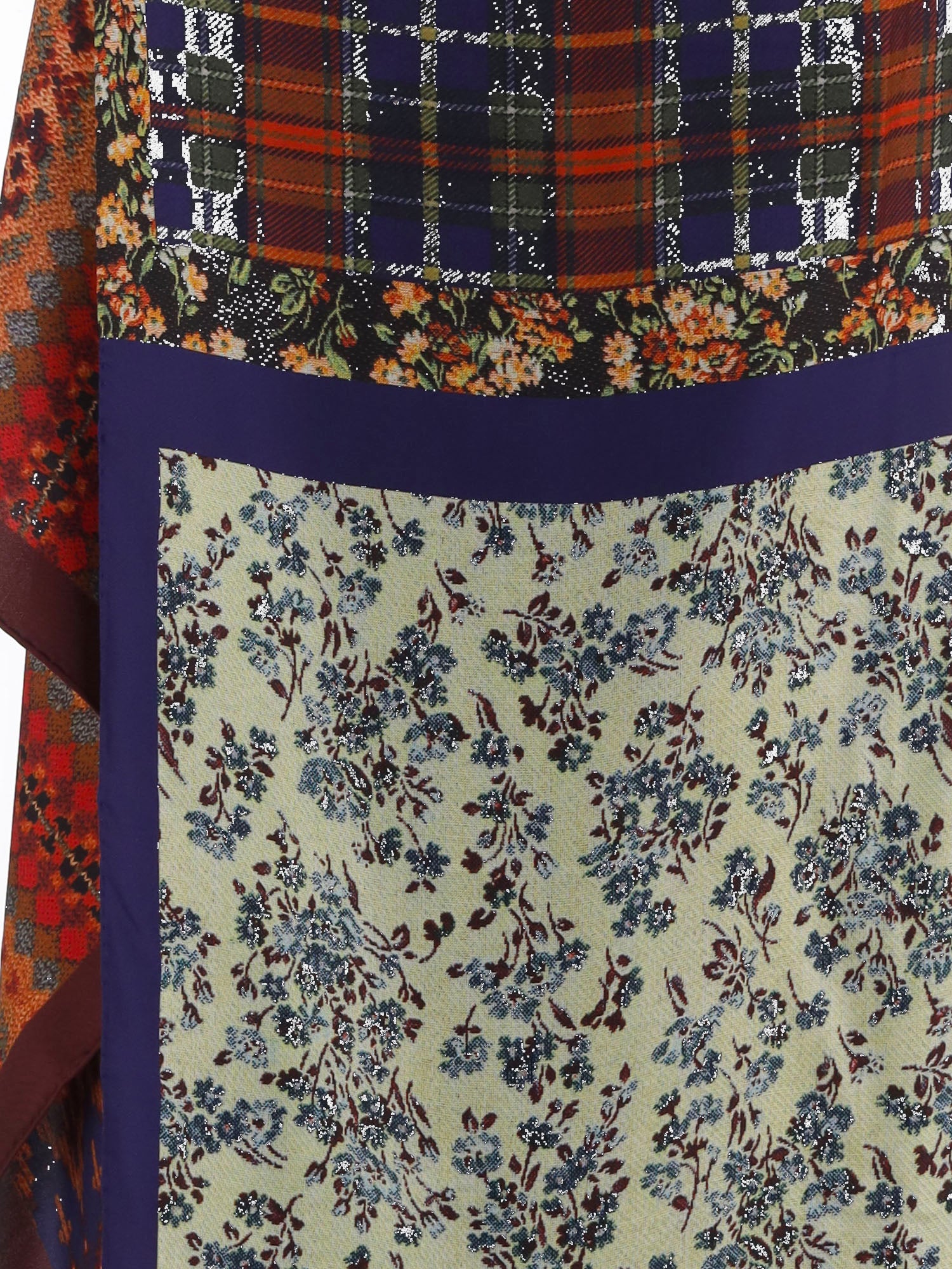 GONNA PAREO IN SETA CON STAMPA FANTASIA 010804 4058976 DRIES VAN NOTEN 