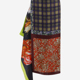 GONNA PAREO IN SETA CON STAMPA FANTASIA 010804 4058978 DRIES VAN NOTEN 