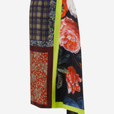 GONNA PAREO IN SETA CON STAMPA FANTASIA 010804 4058978 DRIES VAN NOTEN 