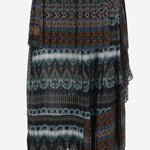 GONNA PLISSETTATA IN VISCOSA CON MOTIVO ETNICO 010805 4017704 DRIES VAN NOTEN 