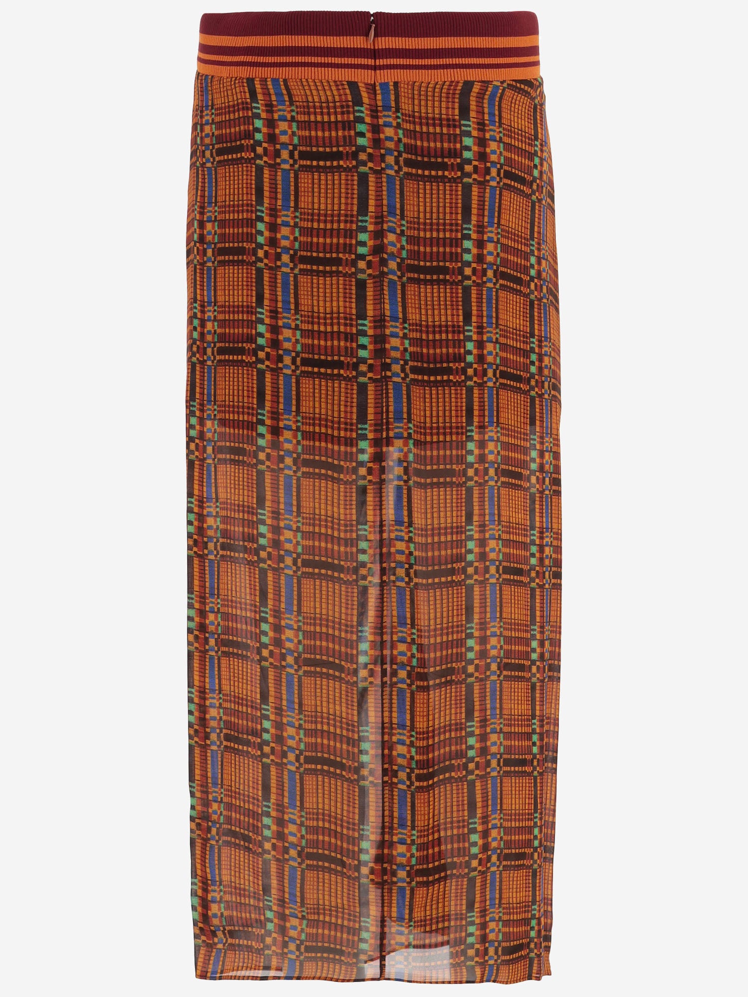 GONNA IN VISCOSA CON DRAPPEGGIO LATERALE 010821 4111353 DRIES VAN NOTEN 