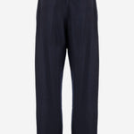 PANTALONI IN LANA CON CINTURA 010912 4220509 DRIES VAN NOTEN 