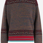 MAGLIONE IN CASHMERE E LANA CON MOTIVO GEOMETRICO 011209 4758355 DRIES VAN NOTEN 
