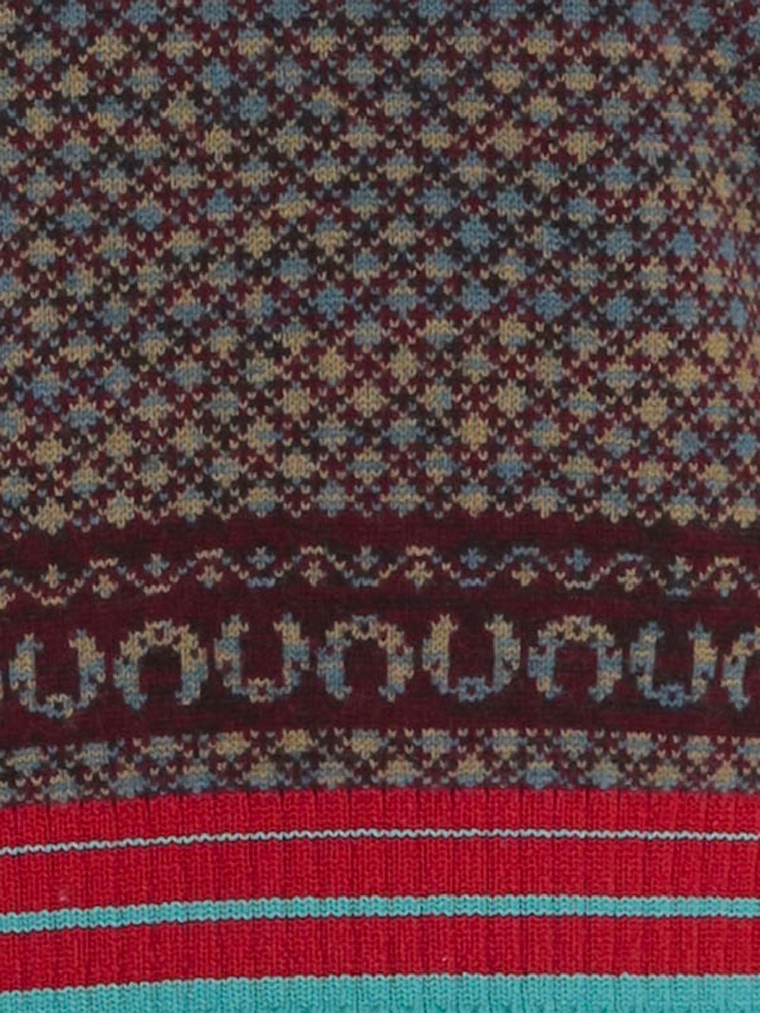 MAGLIONE IN CASHMERE E LANA CON MOTIVO GEOMETRICO 011209 4758355 DRIES VAN NOTEN 