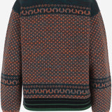 MAGLIONE IN CASHMERE E LANA CON MOTIVO GEOMETRICO 011209 4758605 DRIES VAN NOTEN 
