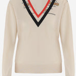MAGLIONE IN LANA CON MOTIVO DECORATIVO 011220 4700005 DRIES VAN NOTEN 