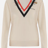 MAGLIONE IN LANA CON MOTIVO DECORATIVO 011220 4700005 DRIES VAN NOTEN 